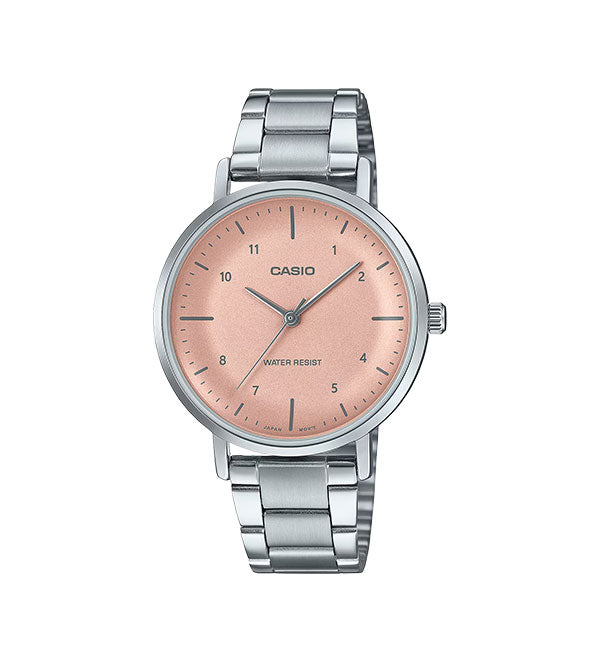 Casio LTP-VT03D-4B Women's Analog Watch Stainless Steel Bracelet Water Resistant