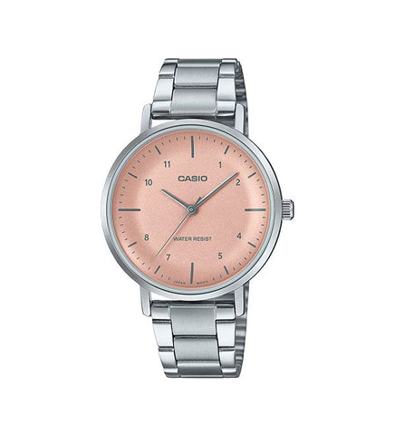 Casio LTP-VT03D-4B Women's Analog Watch Stainless Steel Bracelet Water Resistant
