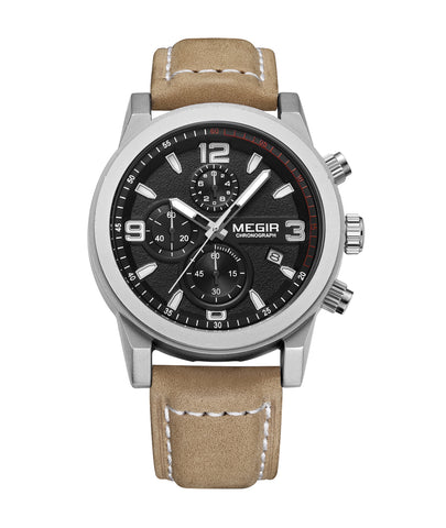 Megir ML2026GBN-1 Quartz Chronograph Men's Watch