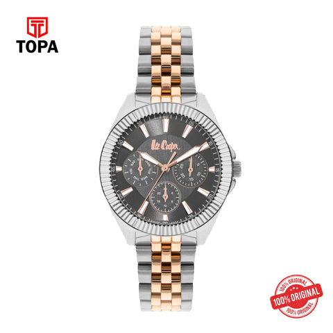 Topa Lee Cooper - LC07837.560- Ladies Super Silver/Rose Gold Watch - Product Image 1