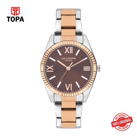 Topa Lee Cooper LC07868.540 Women's Super Metal Silver/Rose Gold Watch - Product Image 1