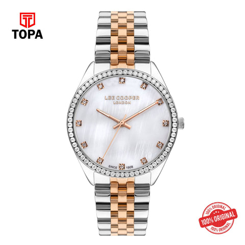 Topa Lee Cooper - LC07831.520 - Women's Super Metal Silver/Rose Gold Watch - Product Image 1