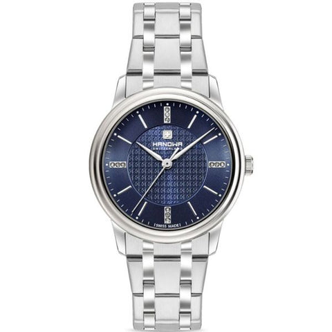 Hanowa 16-7087.04.003 Quartz Analog Women's Watch with blue dial
