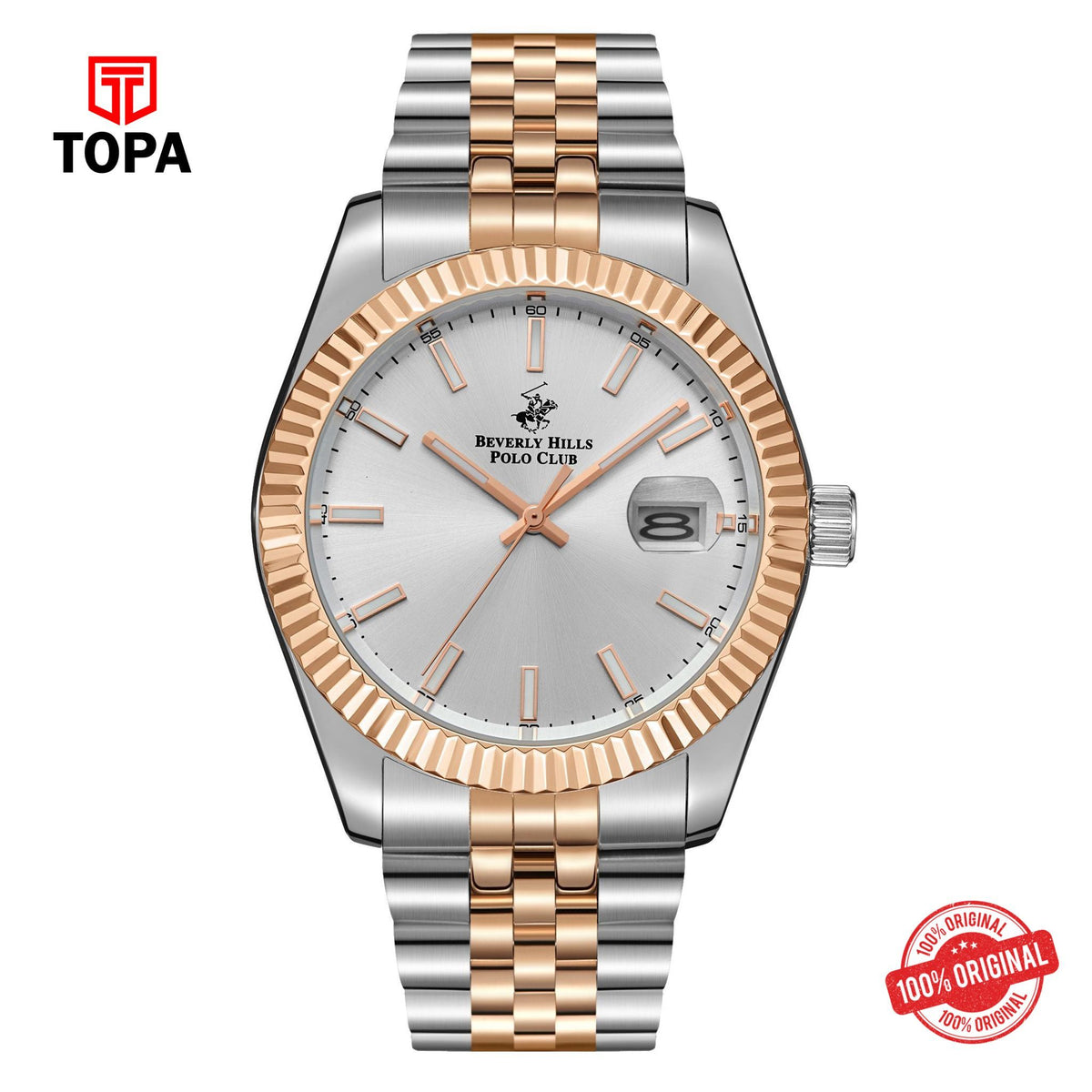 Topa BHPC-BP3018X.530-GENTS STAINLESS STEEL WRIST WATCH - Product Image 1