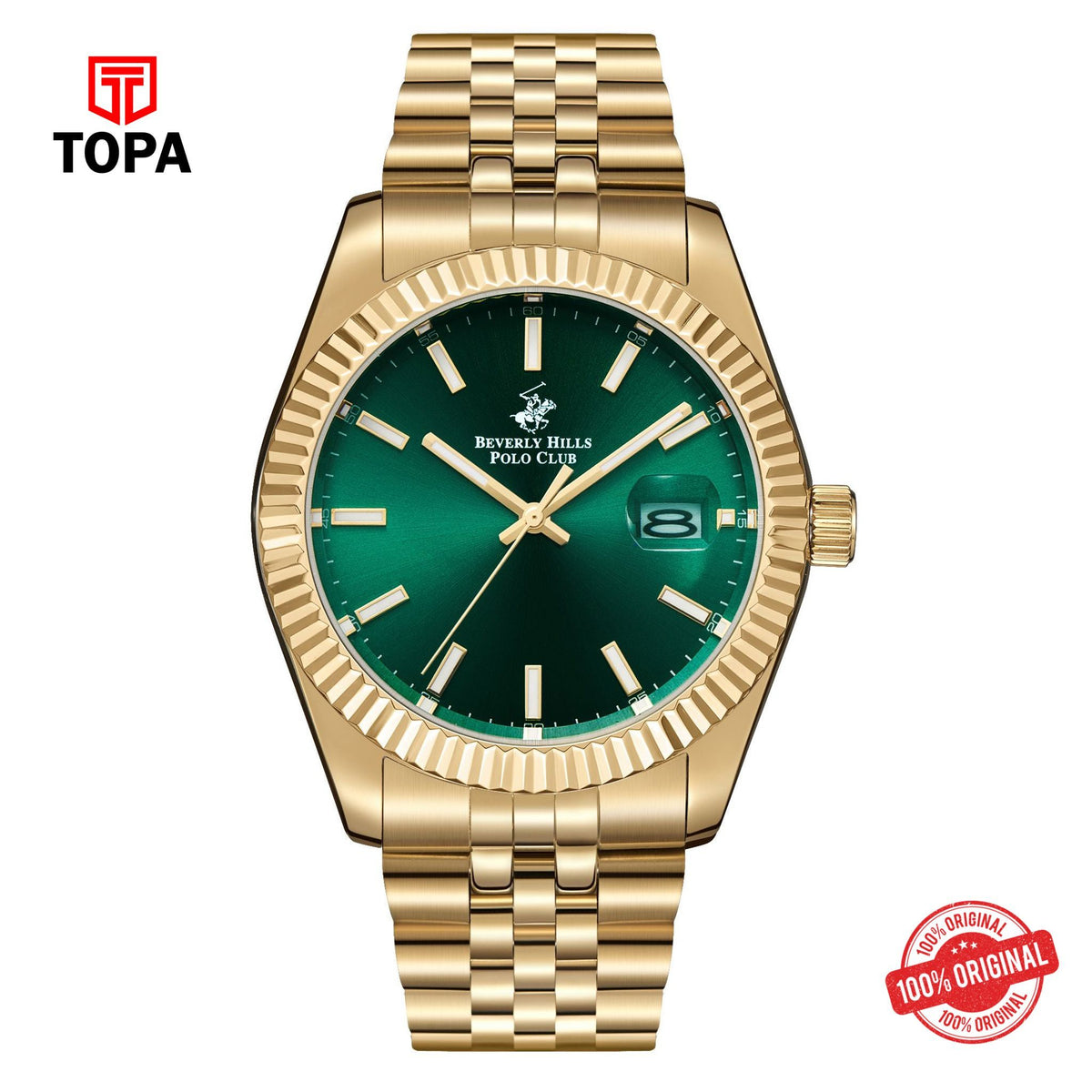 Topa BHPC-BP3018X.170-GENTS STAINLESS STEEL WRIST WATCH - Product Image 1