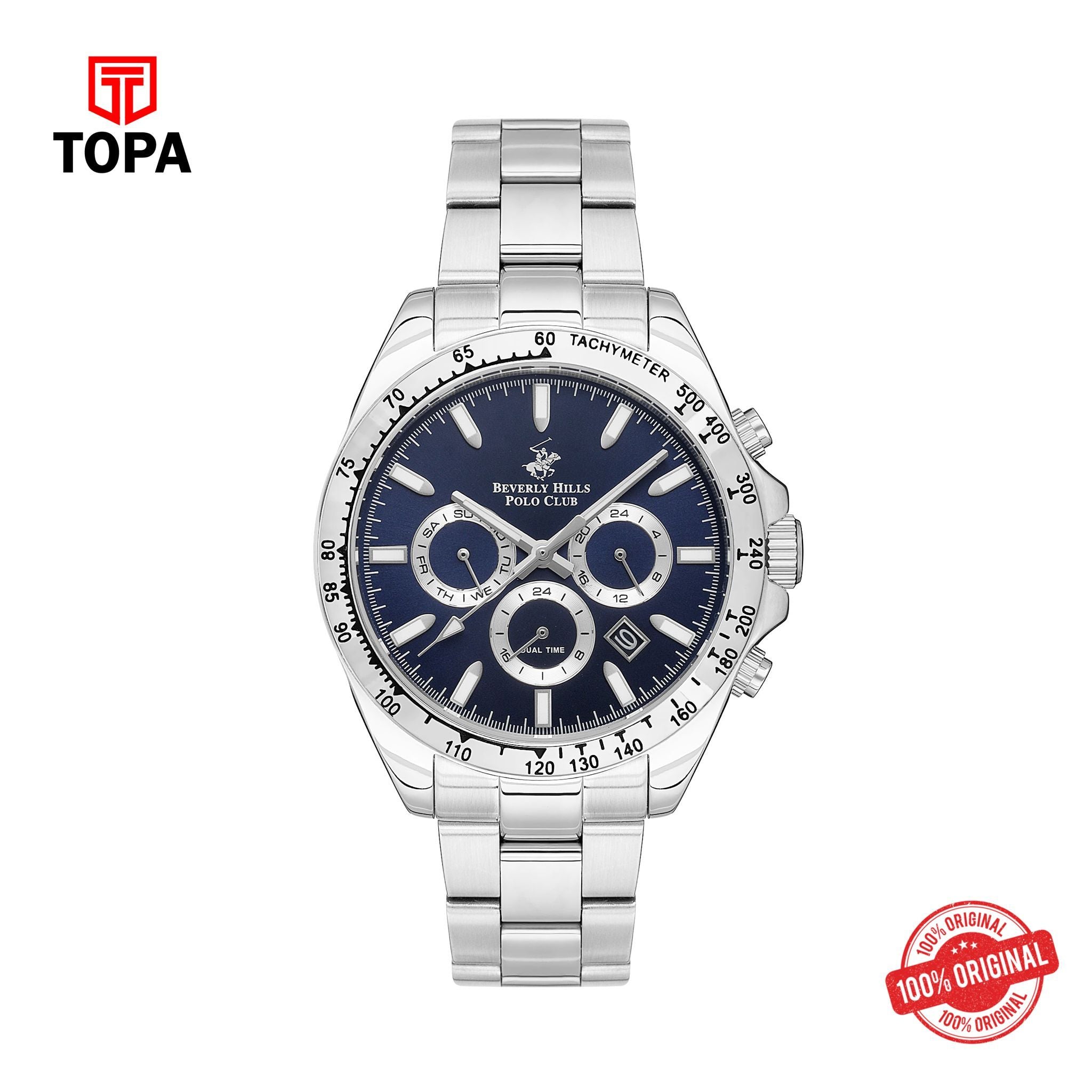 Topa BHPC-BP3127X.390 - Stainless Steel Multifunction Watch For Men - Product Image 1