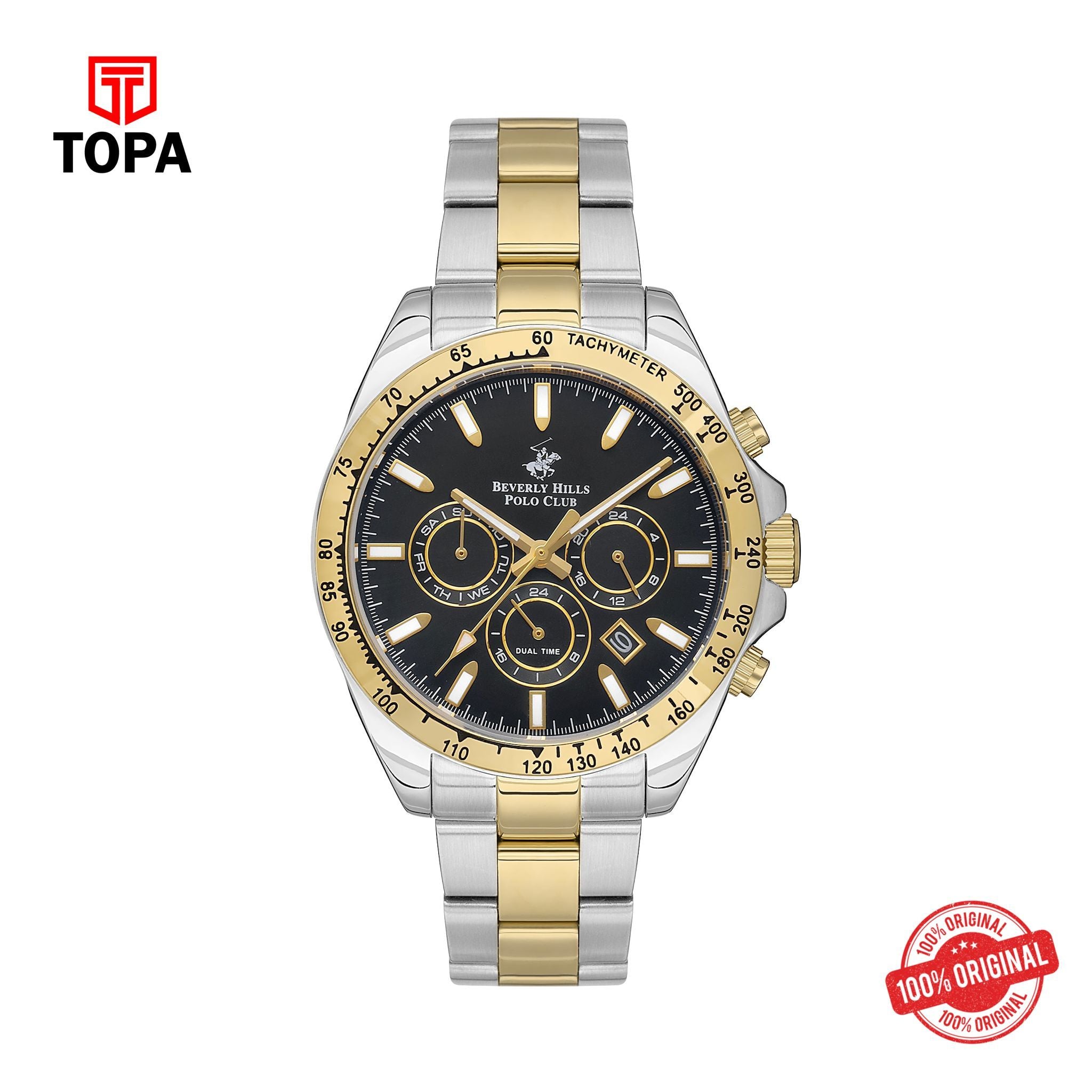 Topa BHPC-BP3127X.250 - Stainless Steel Multifunction Watch For Men - Product Image 1