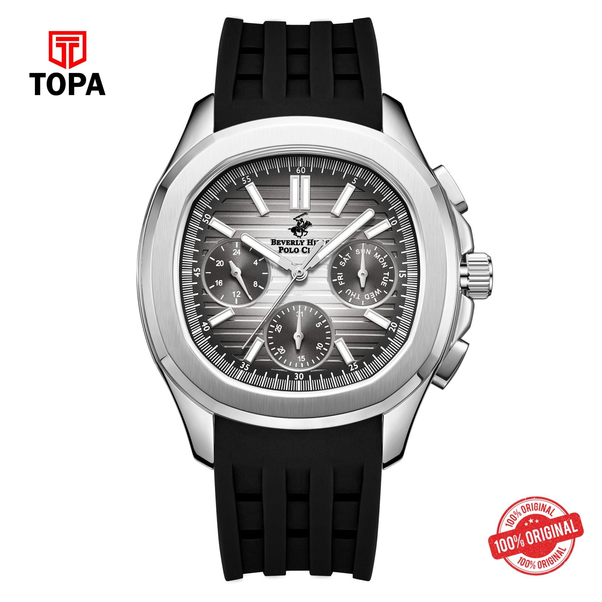 Topa BHPC-BP3211X.351 - PVC Strap Watch For Men - Product Image 1