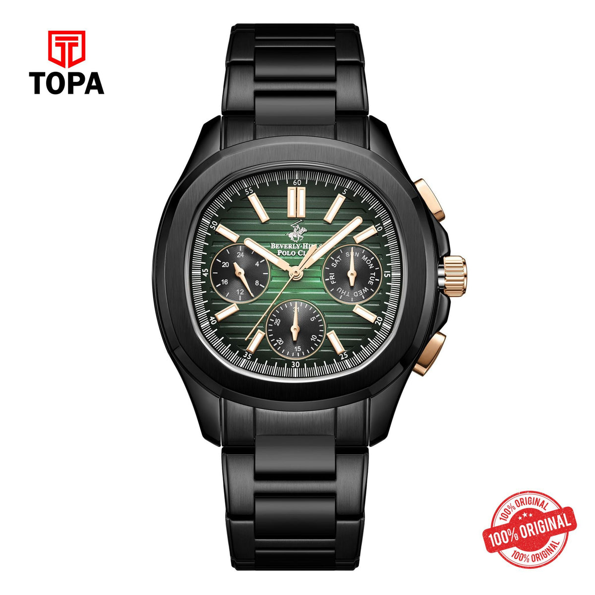 Topa BHPC-BP3212X.671-GENTS STAINLESS STEEL WRIST WATCH - Product Image 1