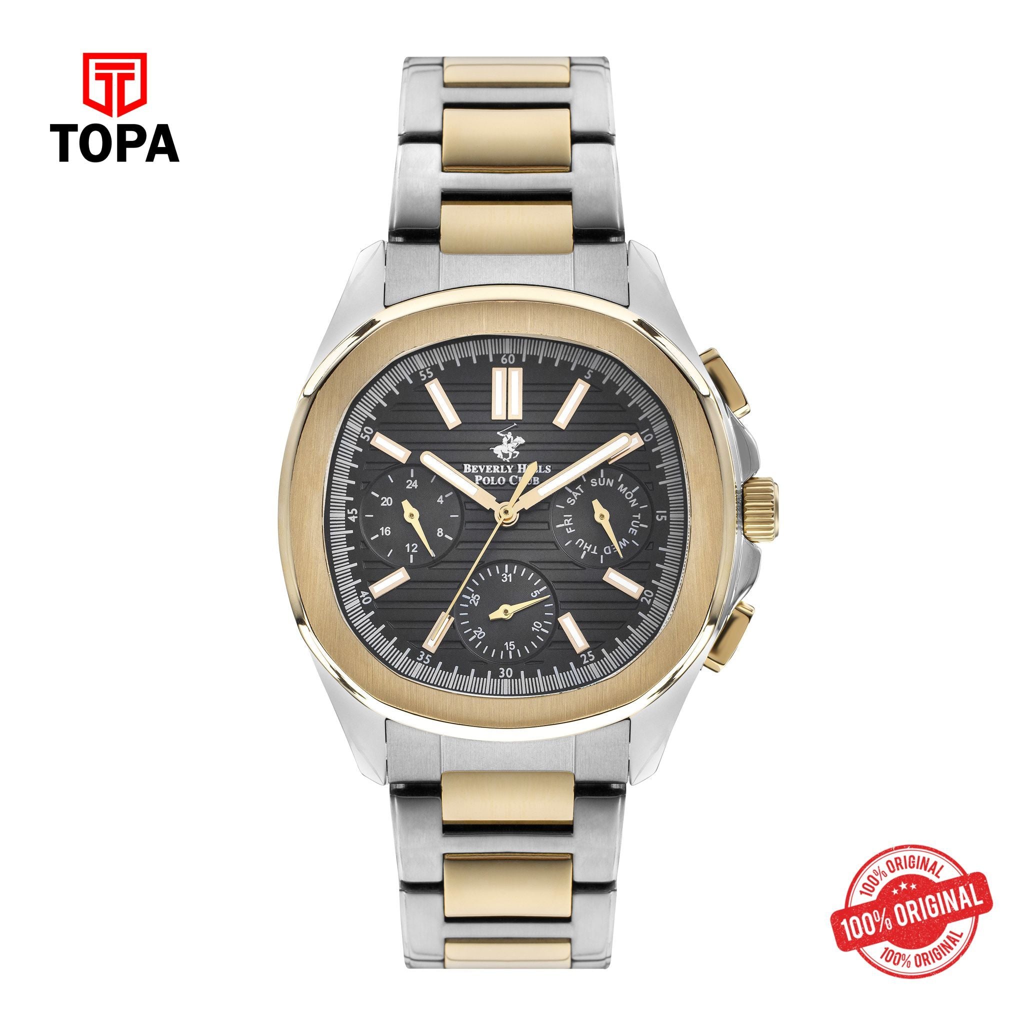 Topa BHPC-BP3212X.250 - Stainless Steel Multifunction Watch For Men - Product Image 1
