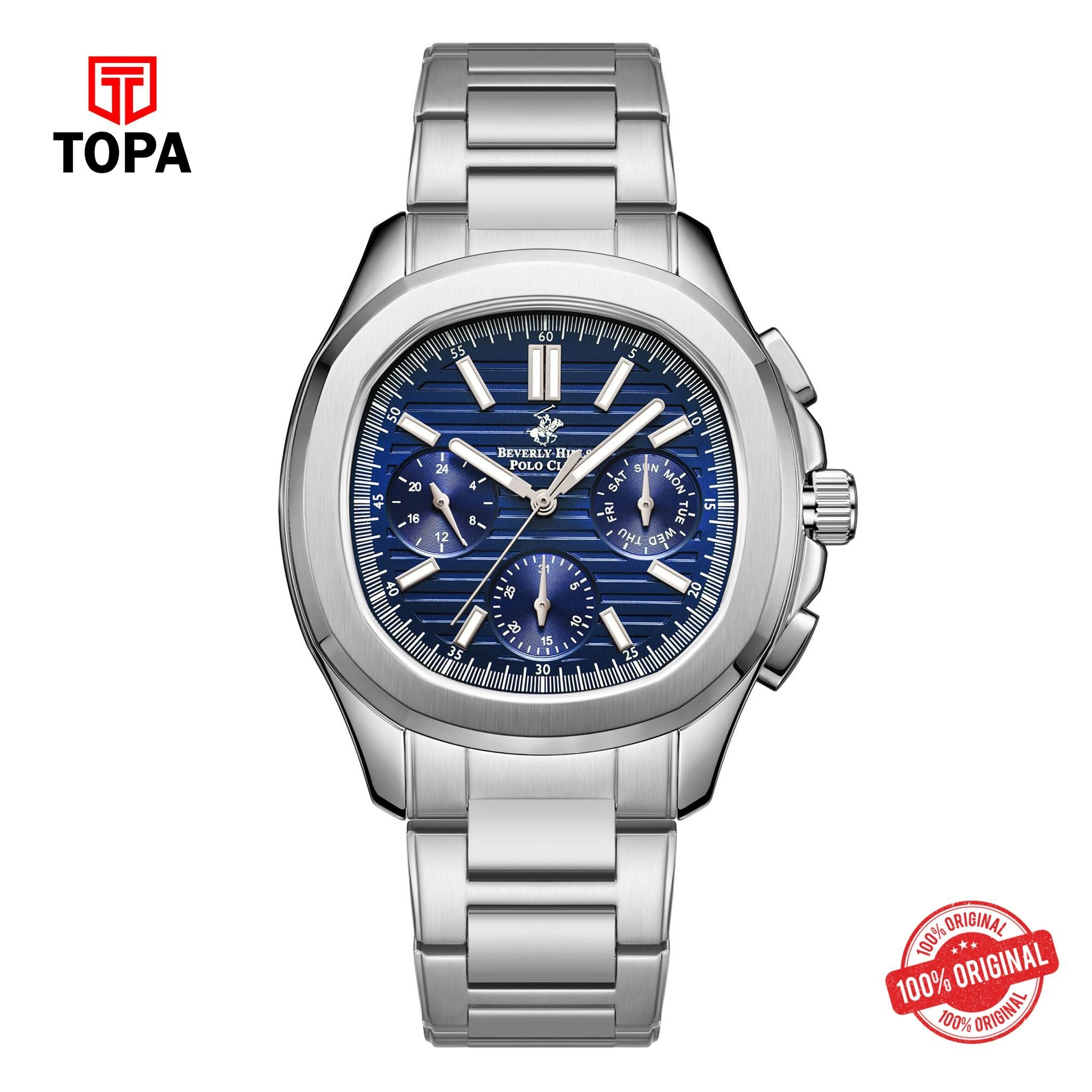 Topa BHPC-BP3212X.390 - Stainless Steel Multifunction Watch For Men - Product Image 1