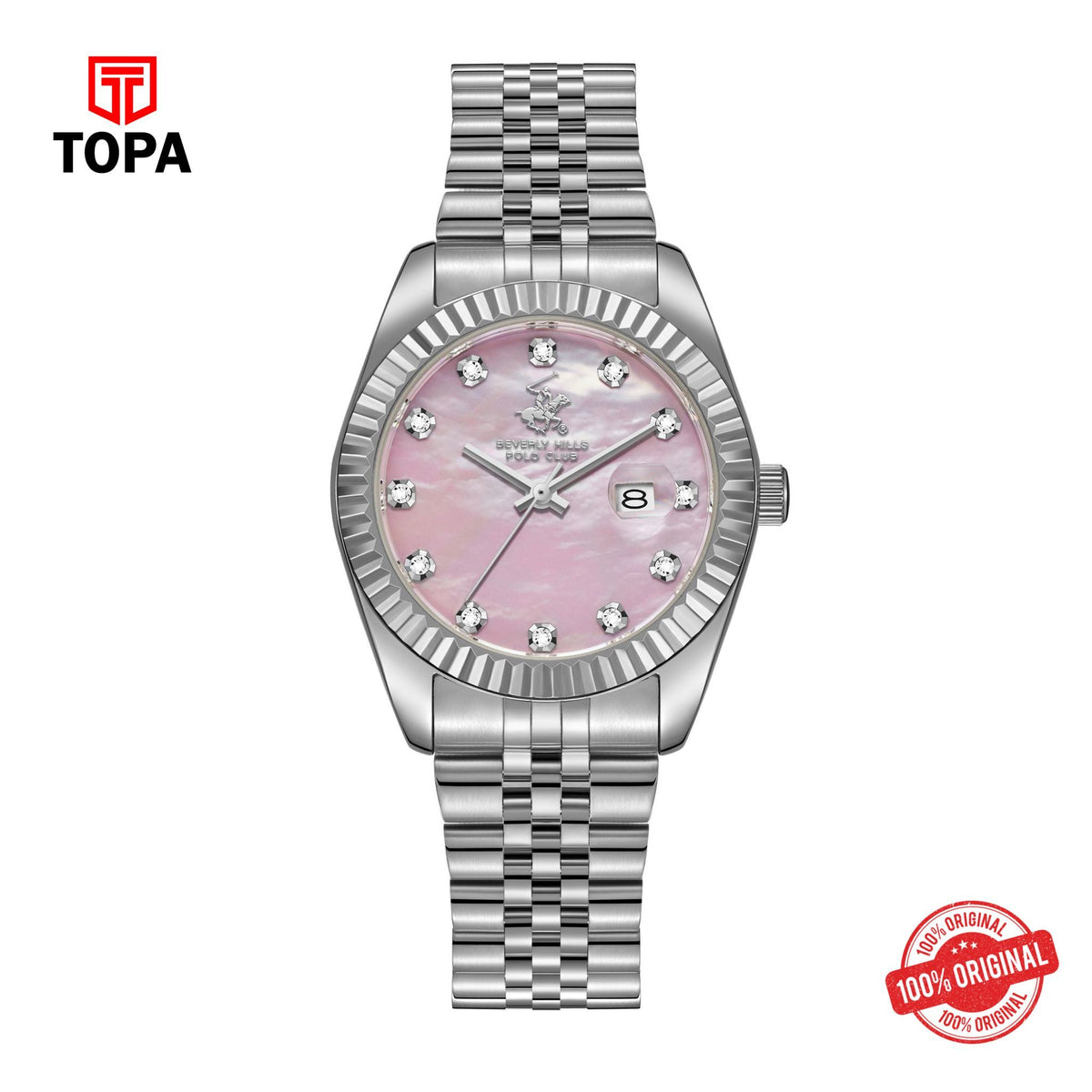 Topa BHPC-BP3654X.380-WOMEN STAINLESS STEEL WRIST WATCH - Product Image 1