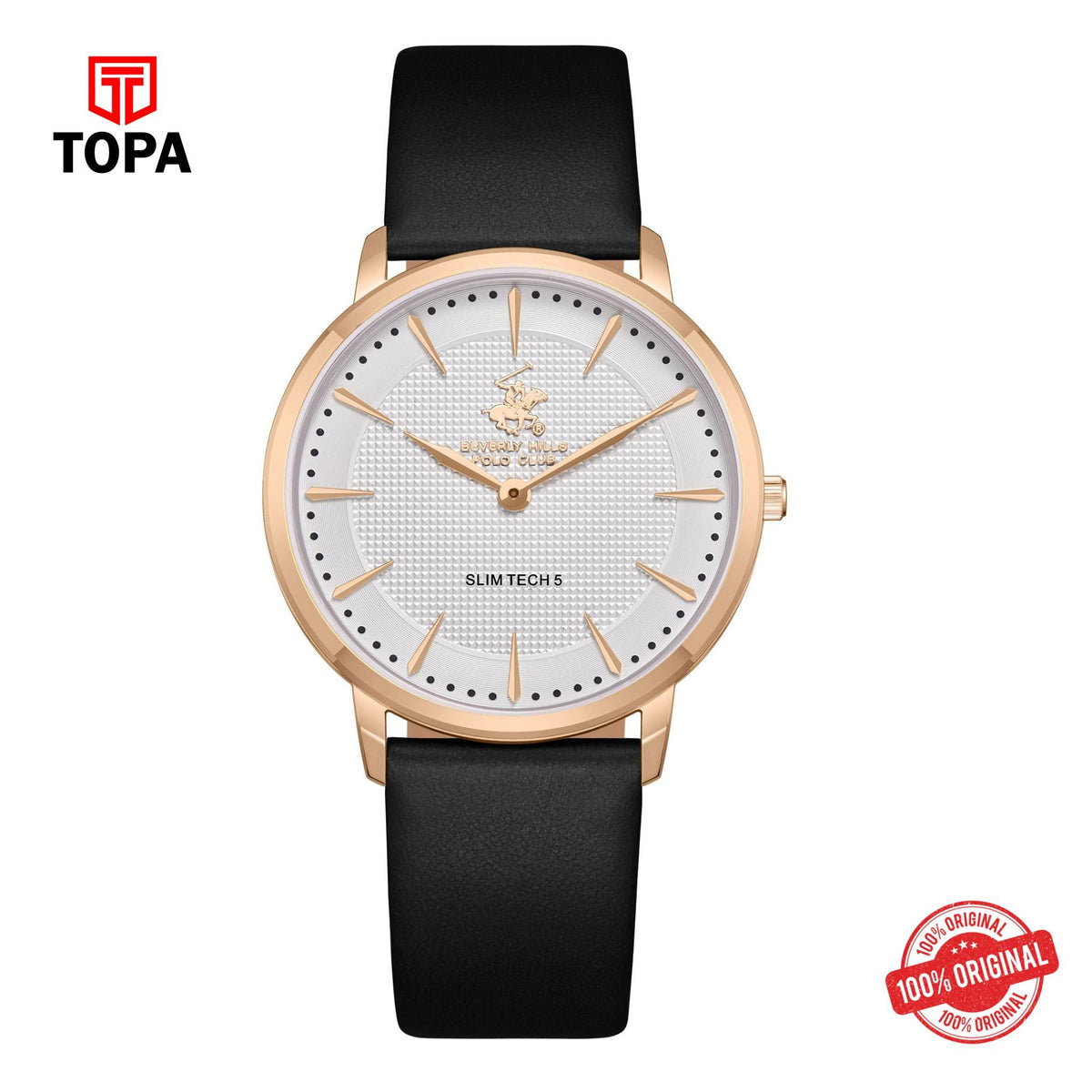 Topa BHPC-BP3722X.431 - Leather Strap Watch For Men - Product Image 1