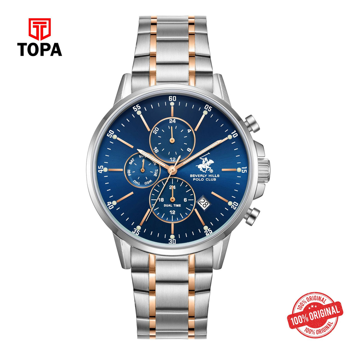 Topa BHPC-BP3727X.590 - Stainless Steel Multifunction Watch For Men - Product Image 1