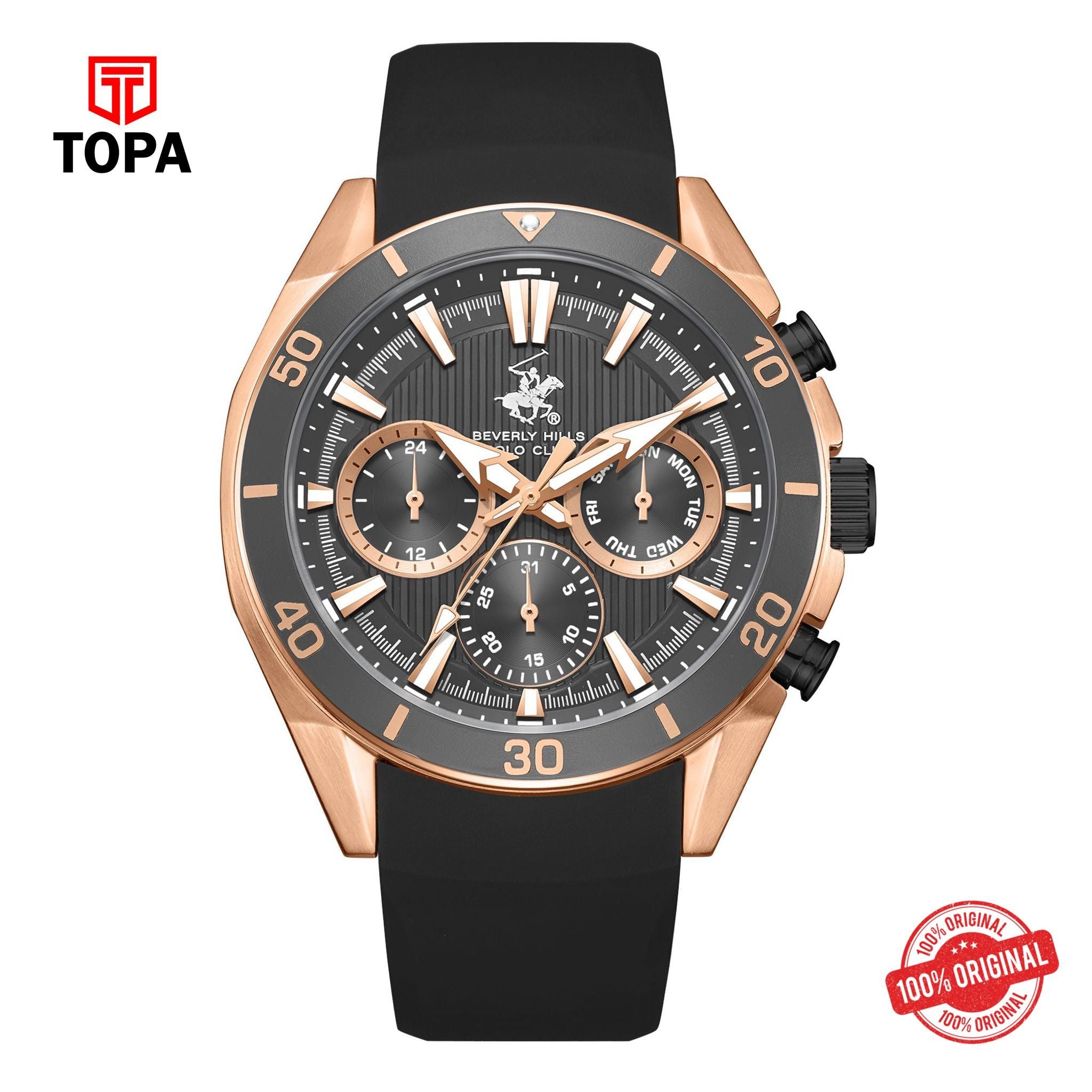 Topa BHPC-BP3730X.461 - PVC Strap Watch For Men - Product Image 1