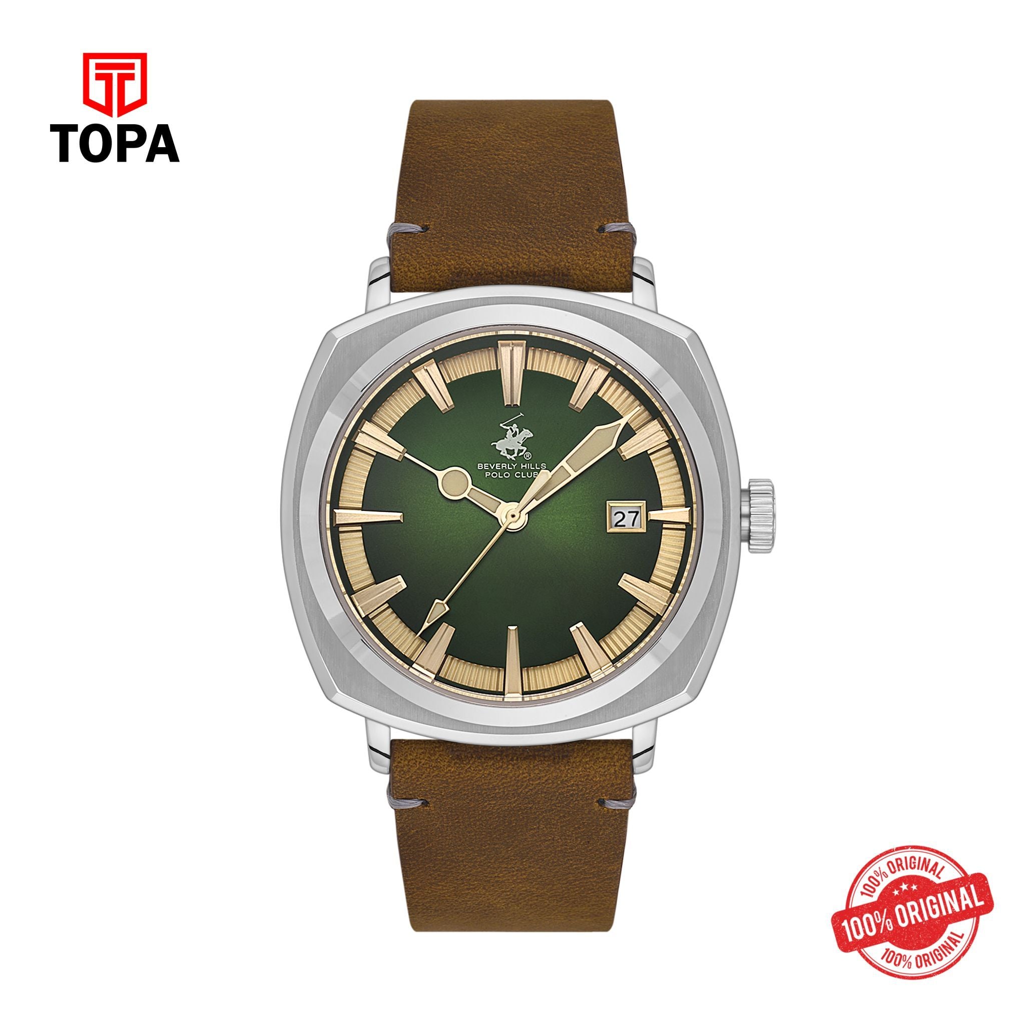 Topa BHPC-BP3732X.374 - Leather Strap Watch For Men - Product Image 1