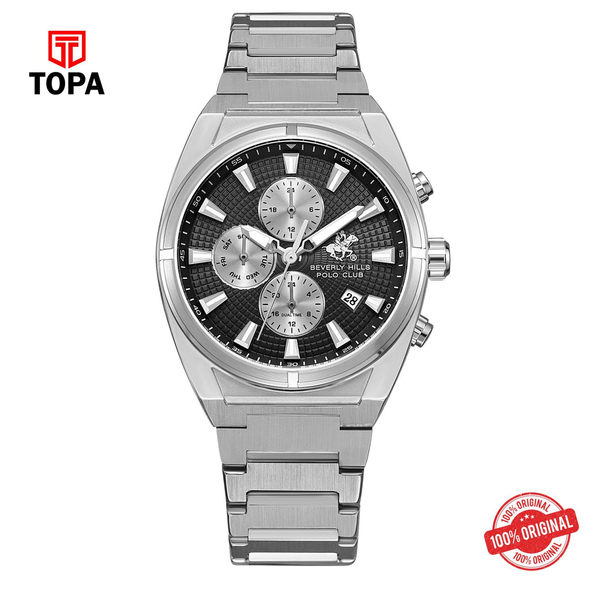 Topa BHPC-BP3733X.360 - Stainless Steel Multifunction Watch For Men - Product Image 1