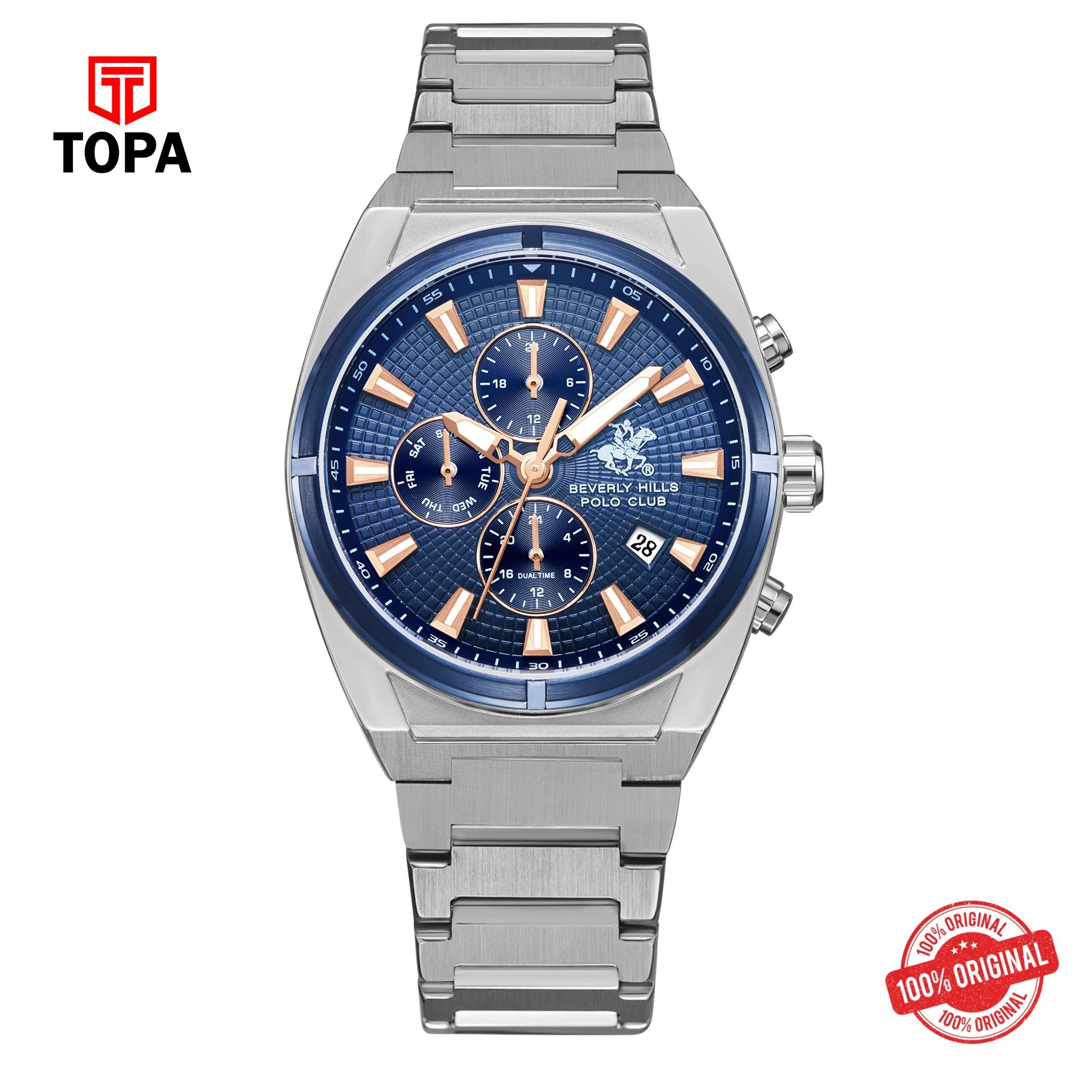 Topa BHPC-BP3733X.390 - Stainless Steel Multifunction Watch For Men - Product Image 1