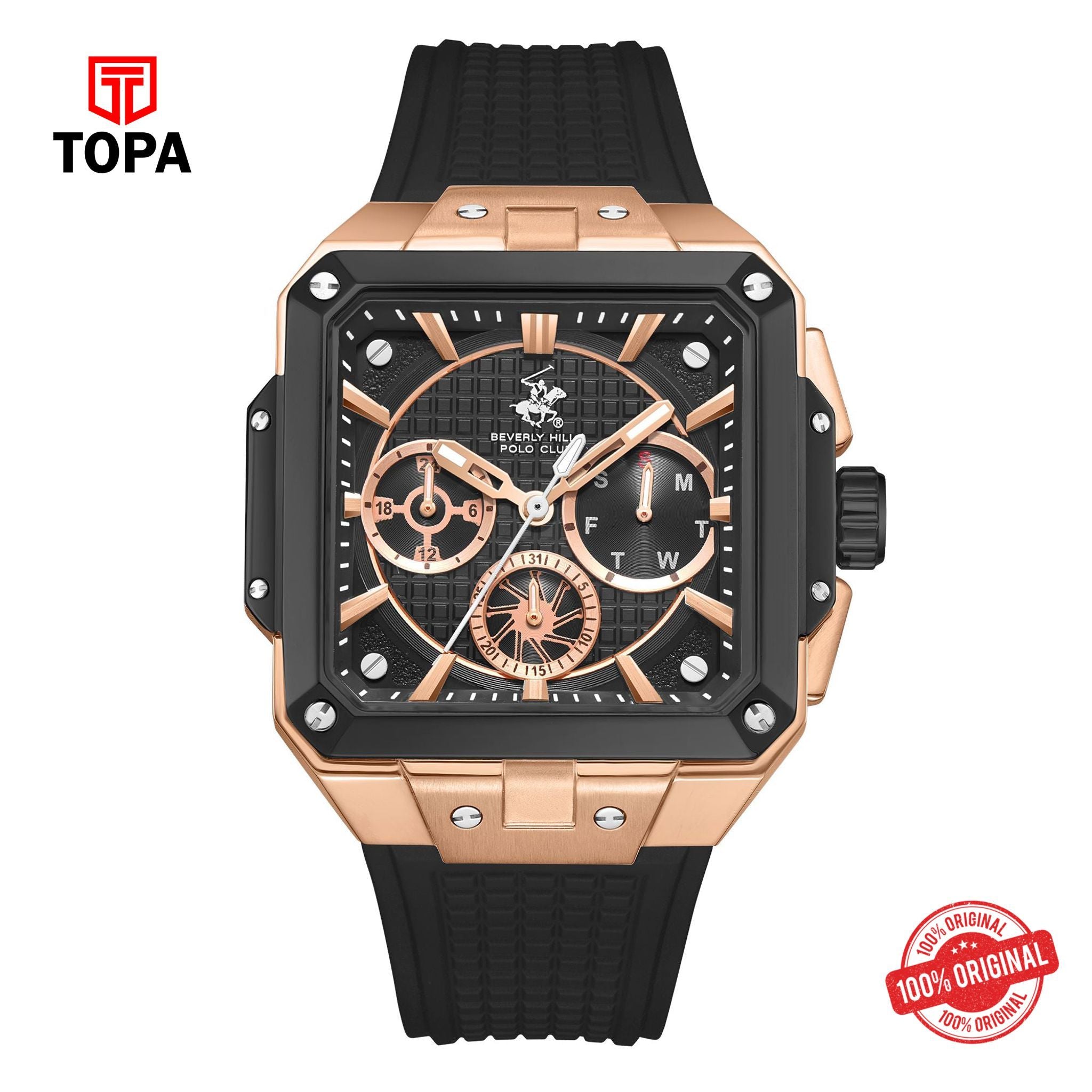 Topa BHPC-BP3742X.851 - PVC Strap Watch For Men - Product Image 1