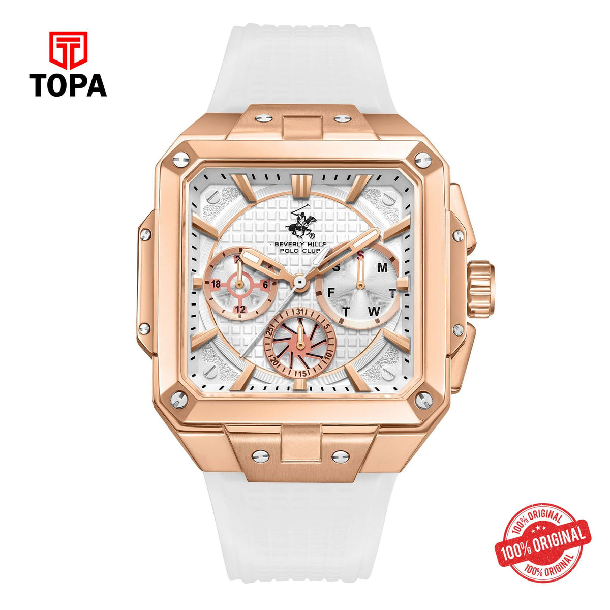 Topa BHPC-BP3742X.433 - PVC Strap Watch For Men - Product Image 1