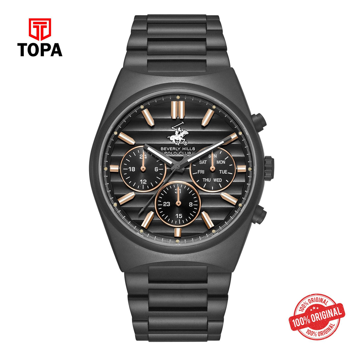 Topa BHPC-BP3744X.651 - Stainless Steel Multifunction Watch For Men - Product Image 1