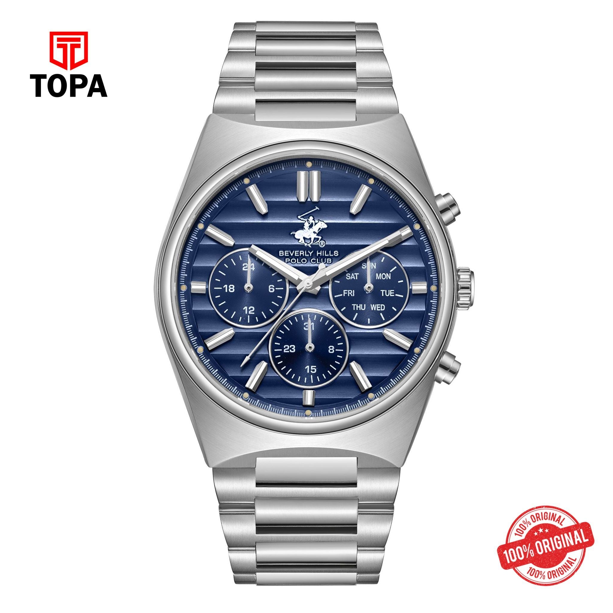 Topa BHPC-BP3744X.390 - Stainless Steel Multifunction Watch For Men - Product Image 1