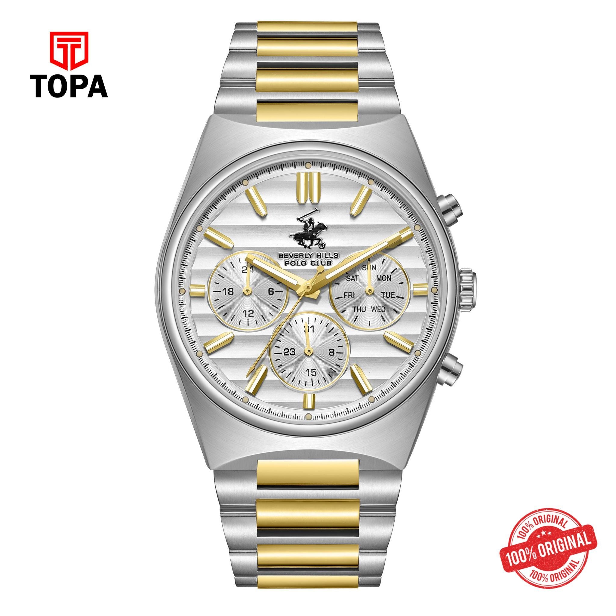 Topa BHPC-BP3744X.330 - Stainless Steel Multifunction Watch For Men - Product Image 1