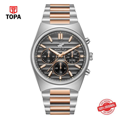 Topa BHPC-BP3744X.360 - Stainless Steel Multifunction Watch For Men - Product Image 1