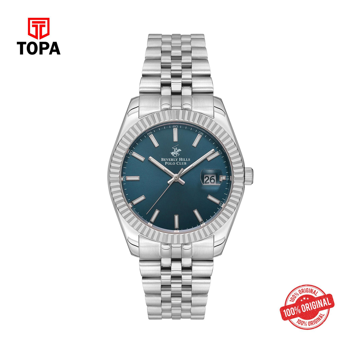 Topa BHPC - BP3018X.370 - GENTS STAINLESS WRIST WATCH - Product Image 1
