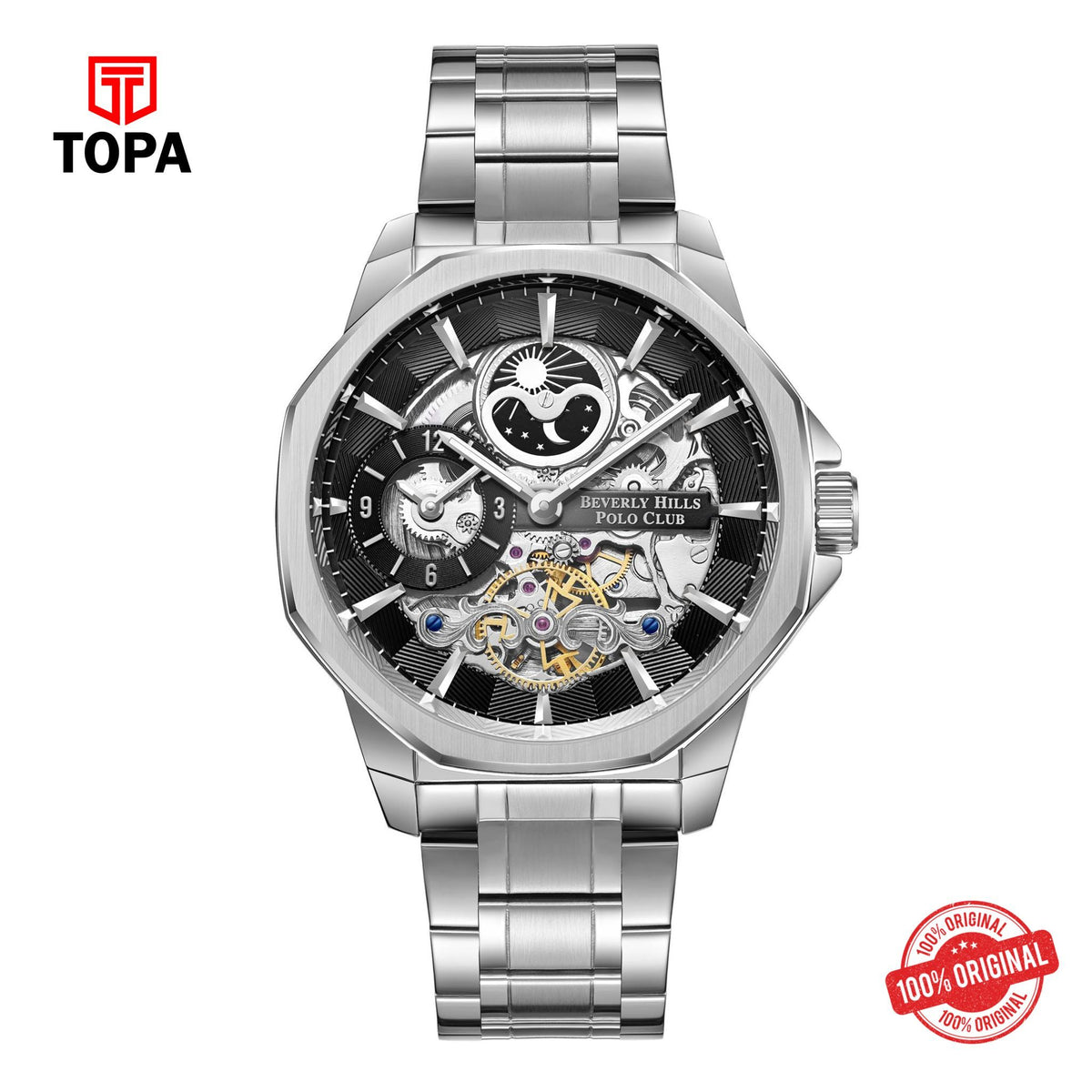 Topa BHPC - BP3269X.350 - Gents Automatic Moonphase Multifunction Watch - Product Image 1