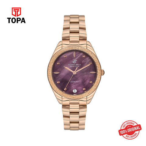 Topa BHPC - BP3564C.480 - Ladies 3 Hands Glass Diamond - Product Image 1