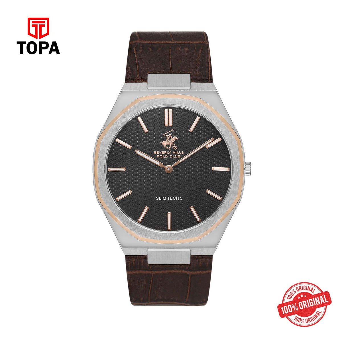 Topa BHPC - BP3607X.564 - GENTS LEATHER WRIST WATCH - Product Image 1