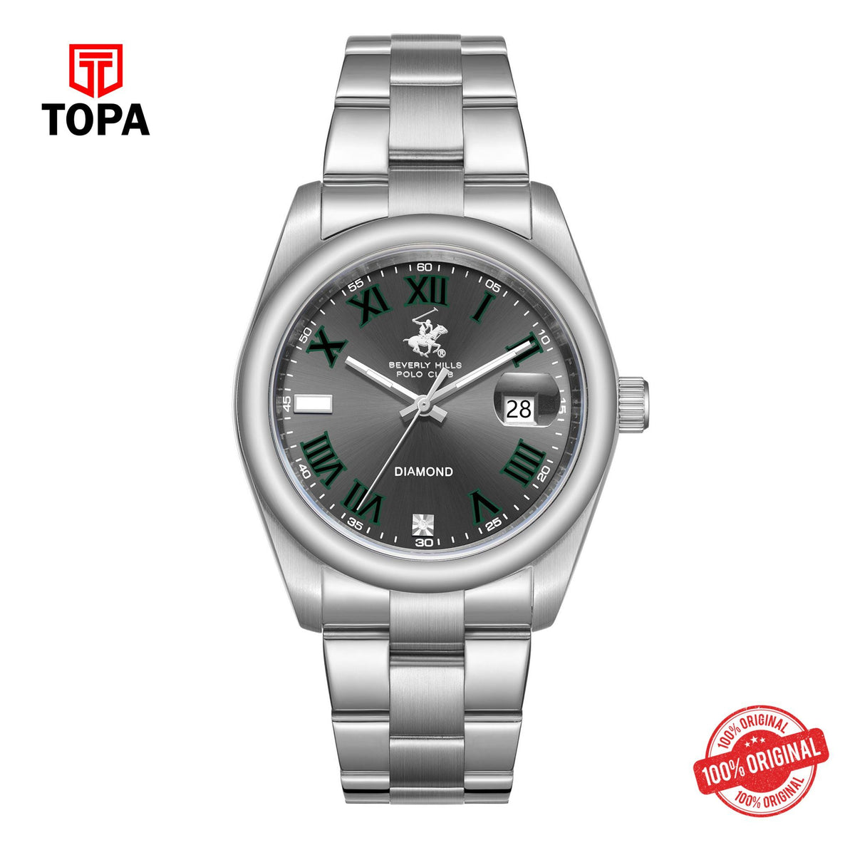 Topa BHPC - BP3664X.360 - GENTS STAINLESS WRIST WATCH - Product Image 1