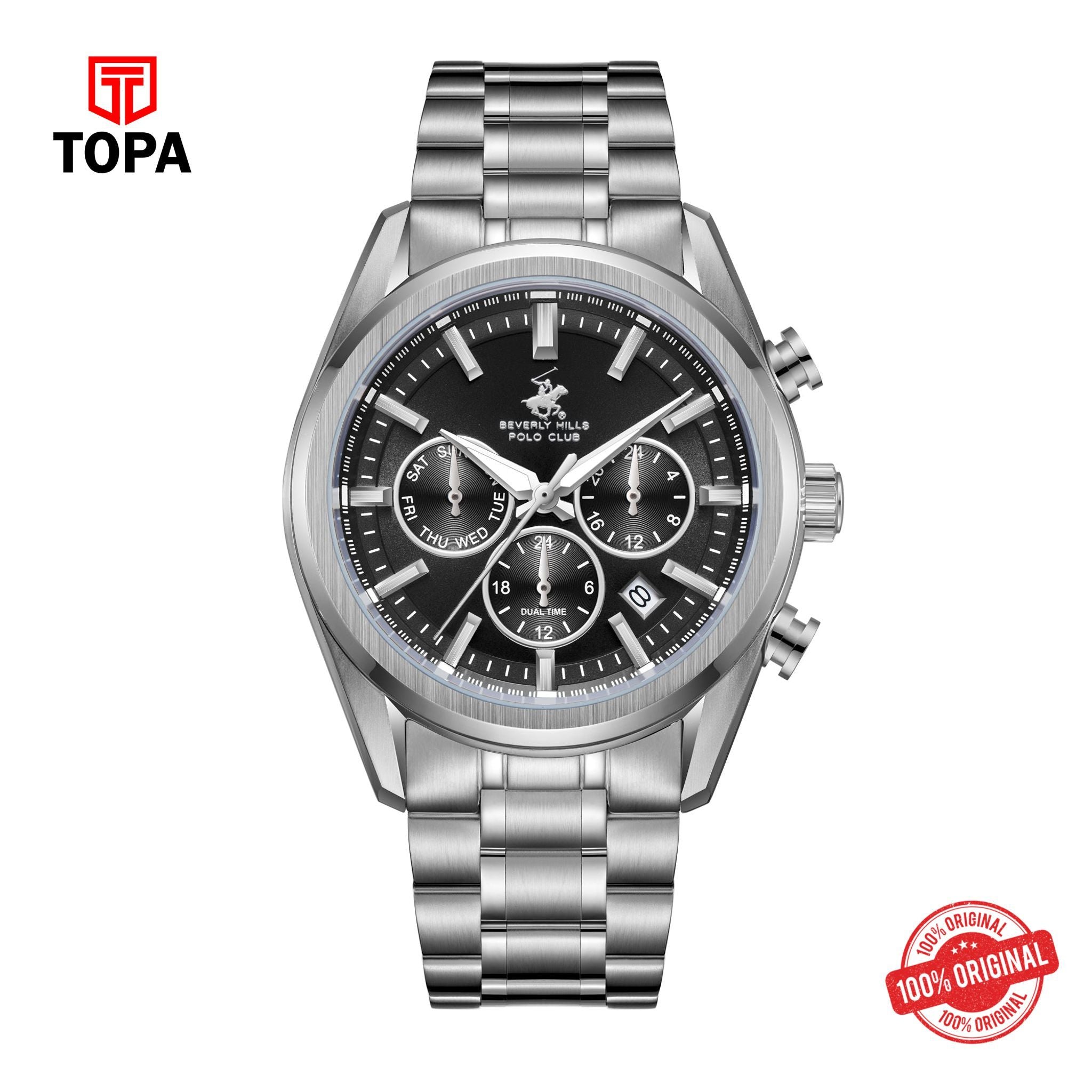 Topa BHPC - BP3698X.350 - GENTS STAINLESS STEEL WRIST WATCH - Product Image 1