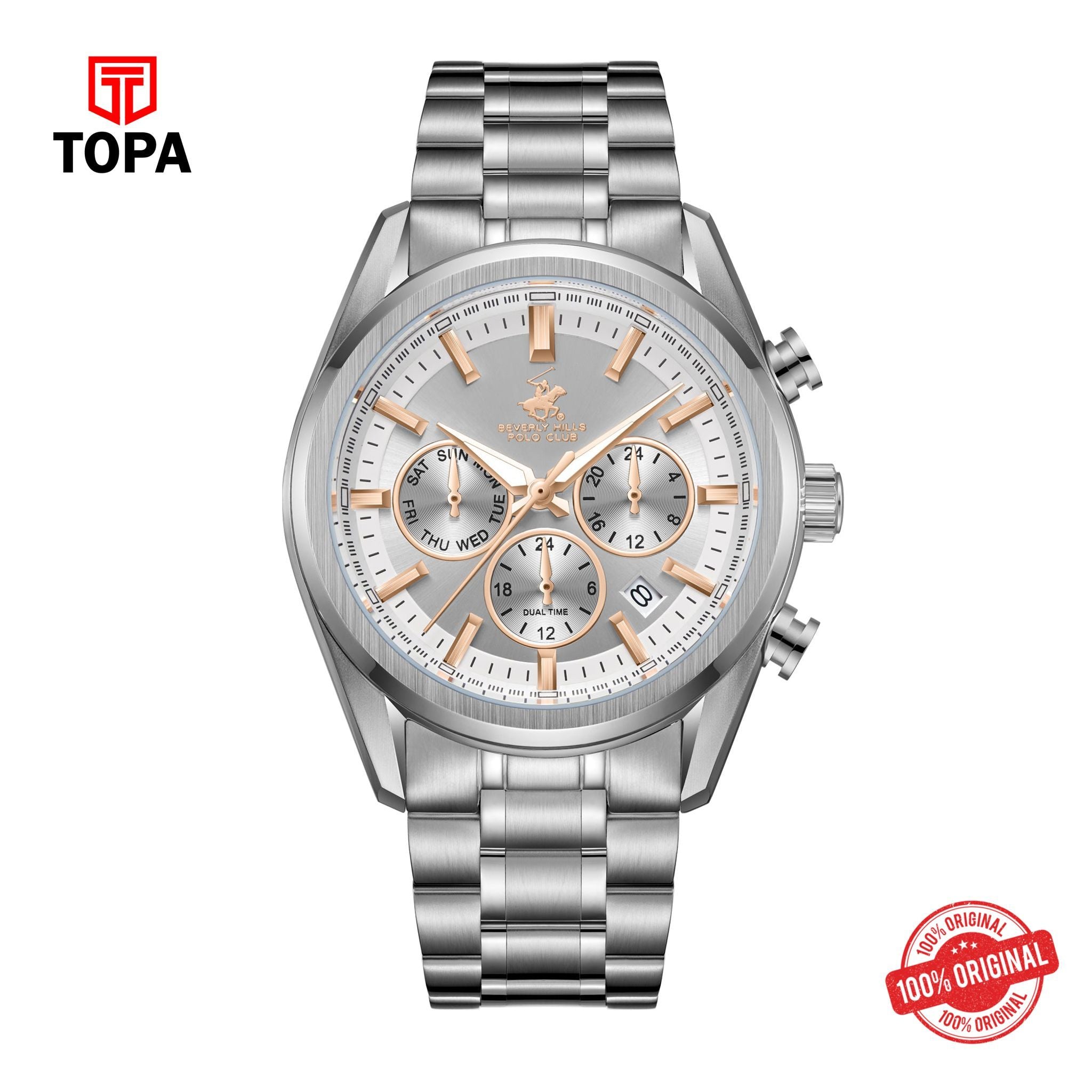 Topa BHPC - BP3698X.330 - GENTS STAINLESS STEEL WRIST WATCH - Product Image 1