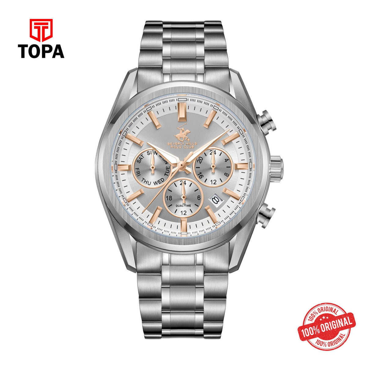 Topa BHPC - BP3698X.330 - GENTS STAINLESS STEEL WRIST WATCH - Product Image 1