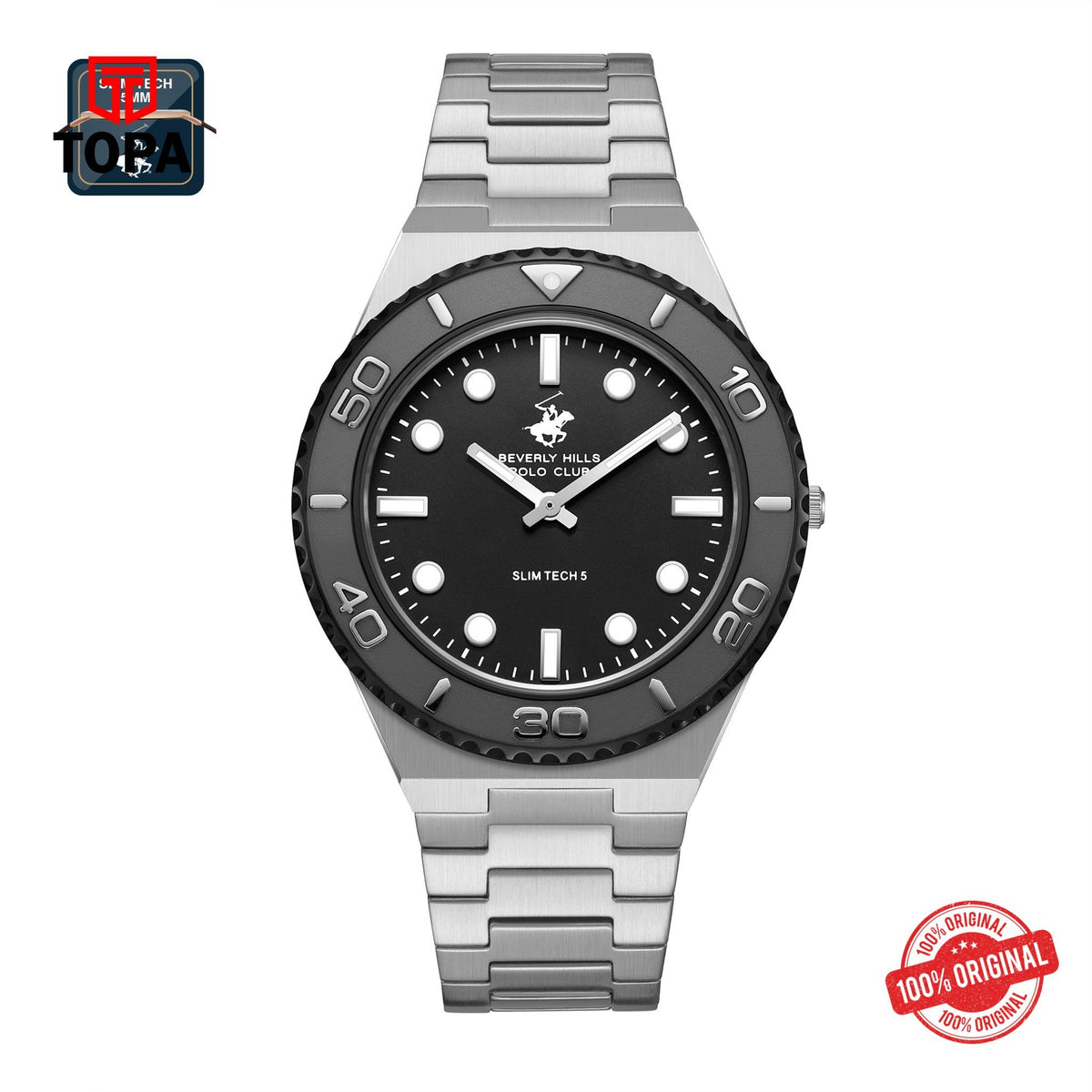 Topa BHPC - BP3714X.350 - GENTS STAINLESS STEEL WRIST WATCH - Product Image 1