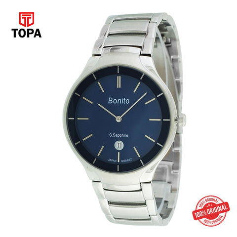 Topa Bonito-K-5061-St-Blu-Metal-Band-Mens-Watch - Product Image 1
