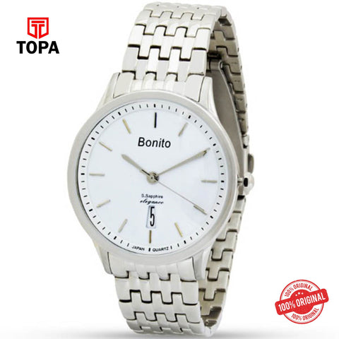 Topa Bonito-K-5120-CH-WT-Men-Chain-Strap-Watch - Product Image 1