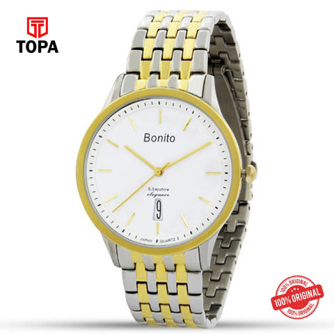 Topa Bonito-K-5120-TT-WT-Metal-Band-Mens-Watch - Product Image 1