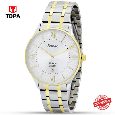Topa Bonito-K-5134-TT-WT-Metal-Band-Mens-Watch - Product Image 1