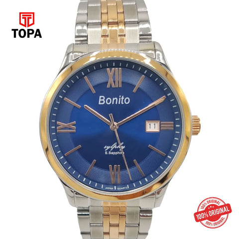 Topa Bonito-K-5142-TT-BLU-Metal-Band-Men-Watch - Product Image 1