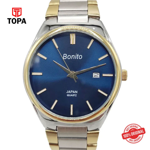 Topa Bonito-K-5152-CHTT-BLU-Metal-Band-Men-Watch - Product Image 1