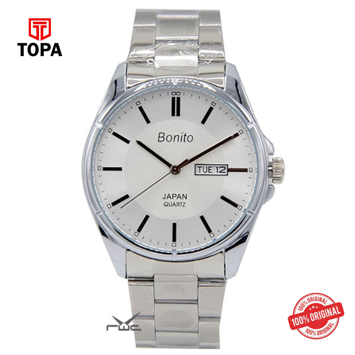 Topa Bonito-K-6117-Steel-Metal-Band-Mens-Watch - Product Image 1