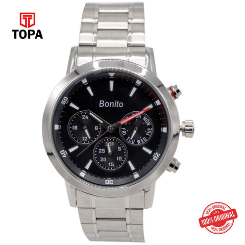 Topa Bonito-K-7014-Steel-Band-Multi-Function-Men-Watch - Product Image 1