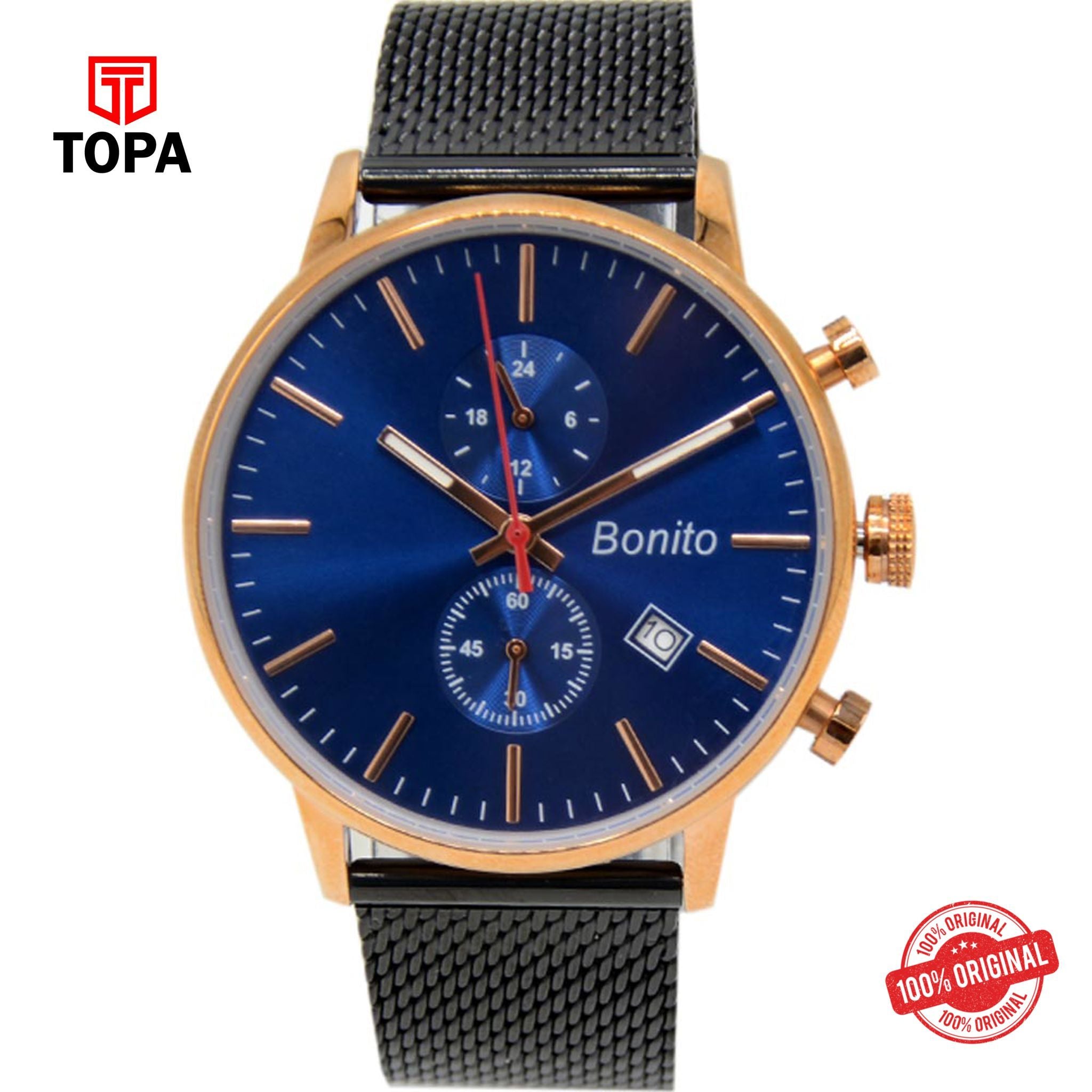 Topa Bonito-K-7017-Steel-Band-Multi-Function-Men-Watch - Product Image 1