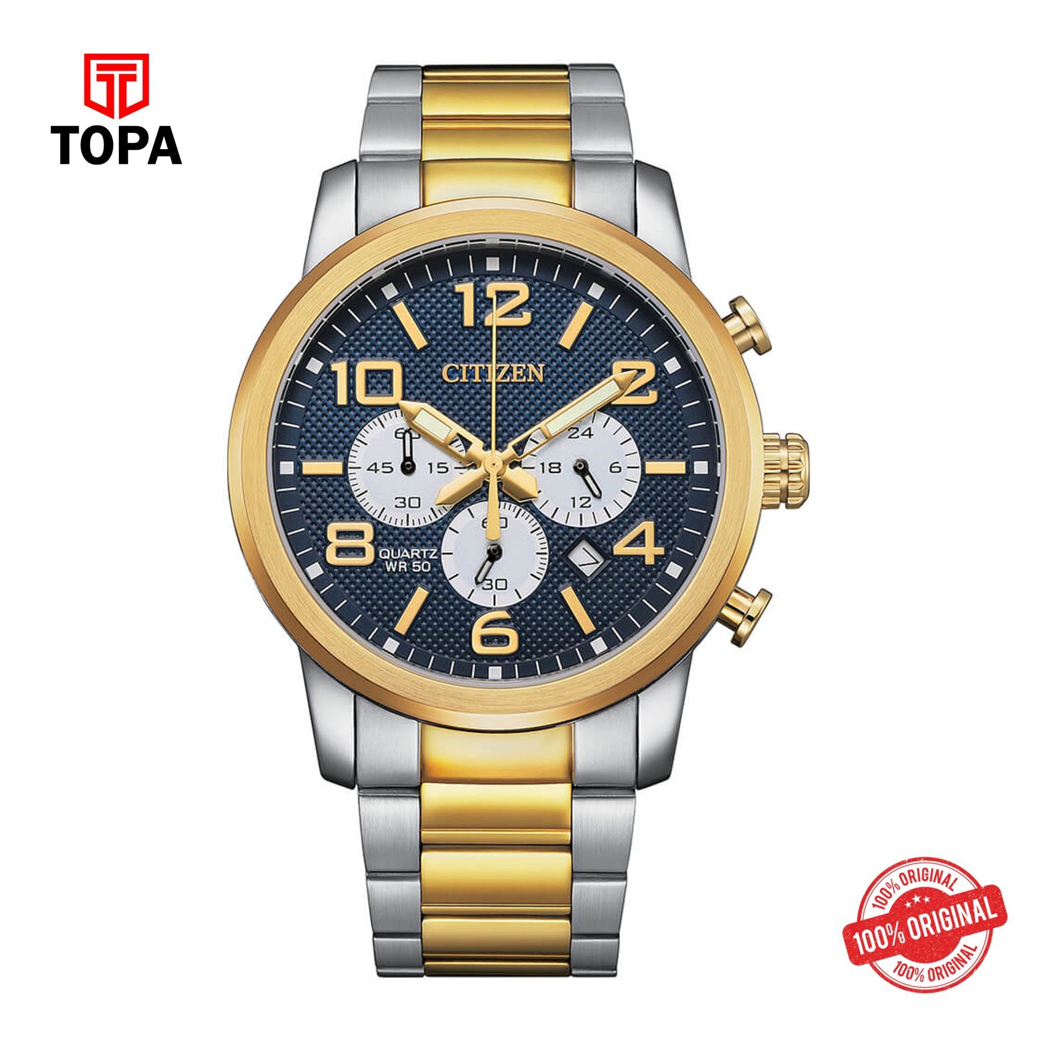 Topa CITIZEN QUARTZ -AN8059-56L - CHRONOGRAPH WATCH - Product Image 1