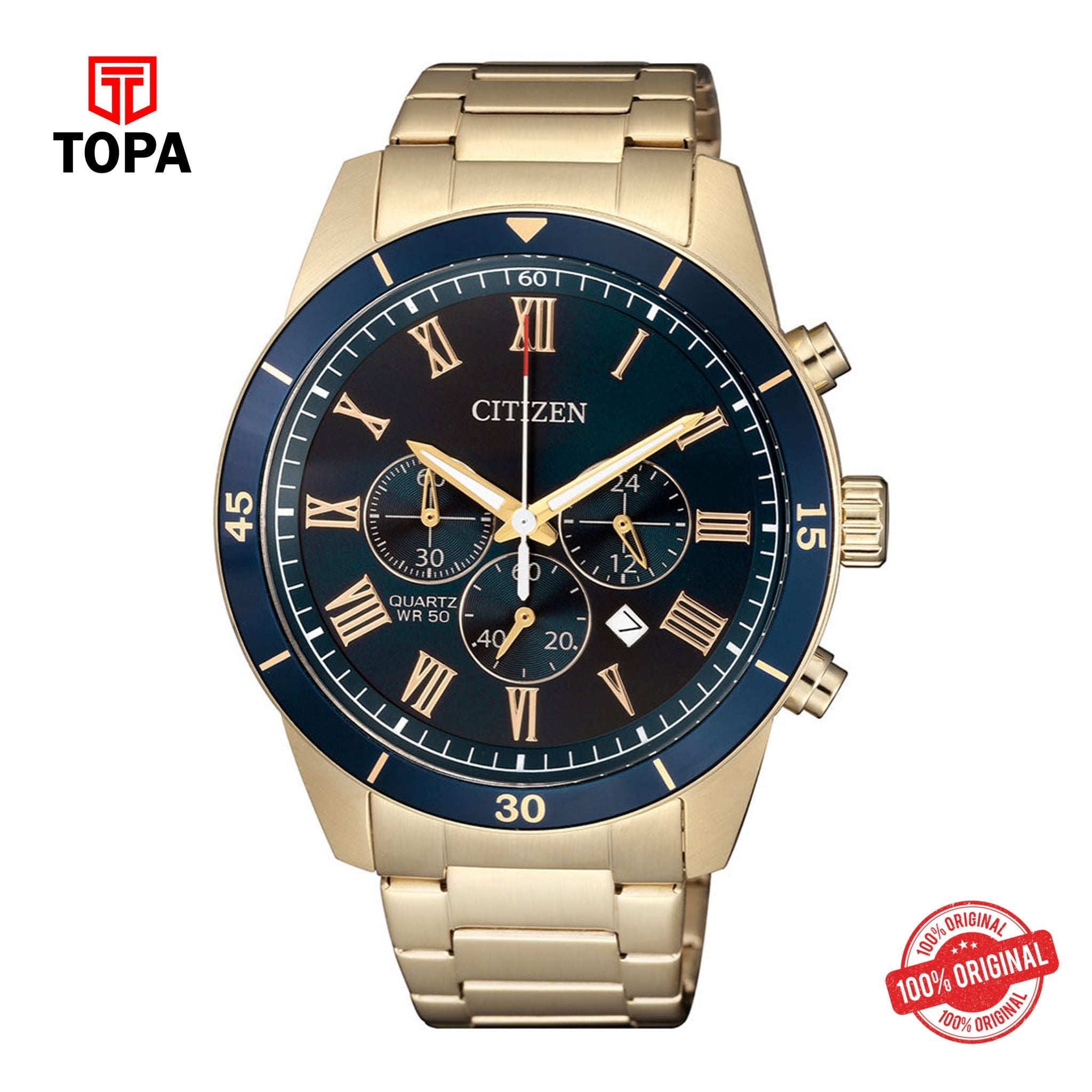 Topa CITIZEN QUARTZ -AN8169-58L-CHRONOGRAPH - Product Image 1