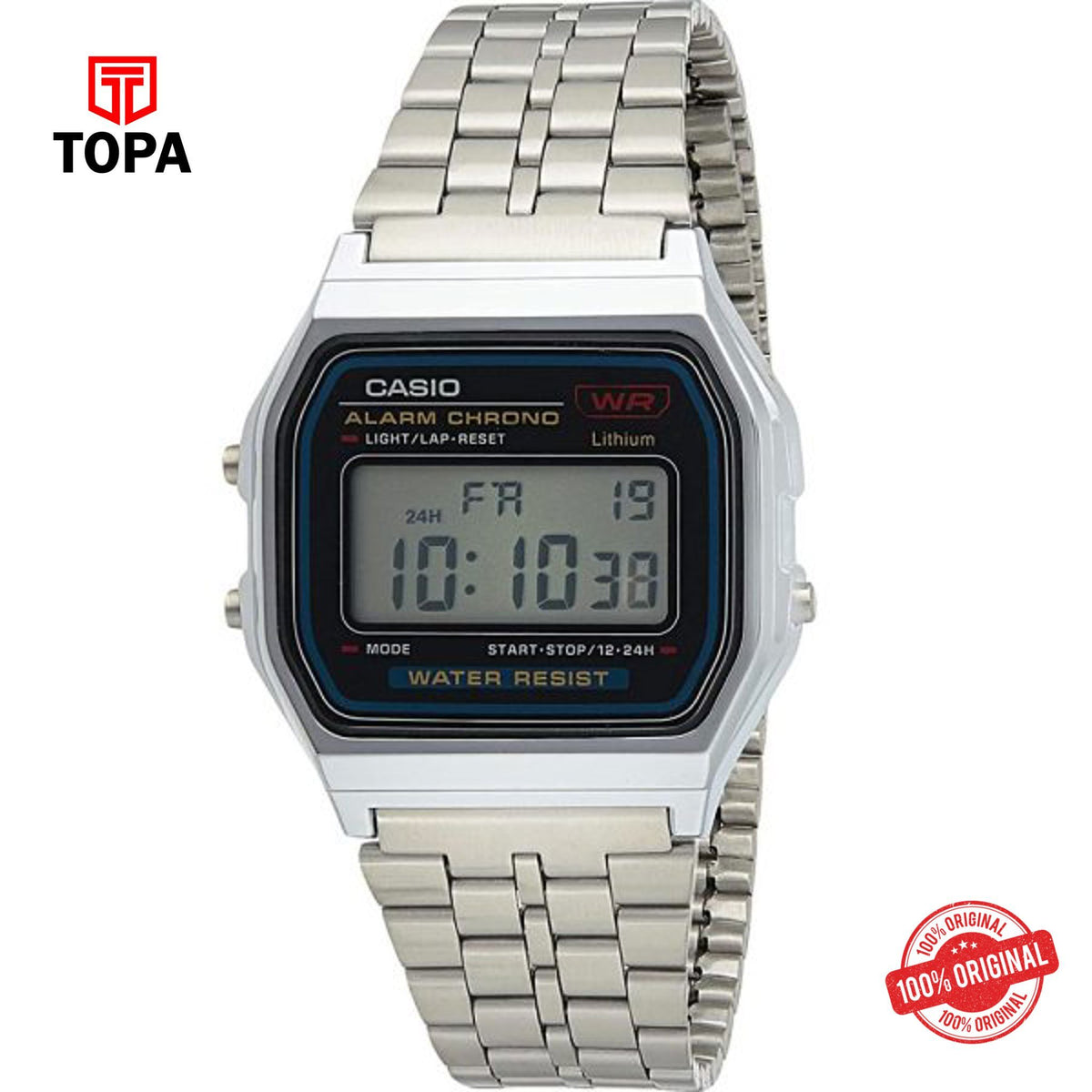Topa Casio-A-159W-N1DF-Classic-Wrist-Watch - Product Image 1