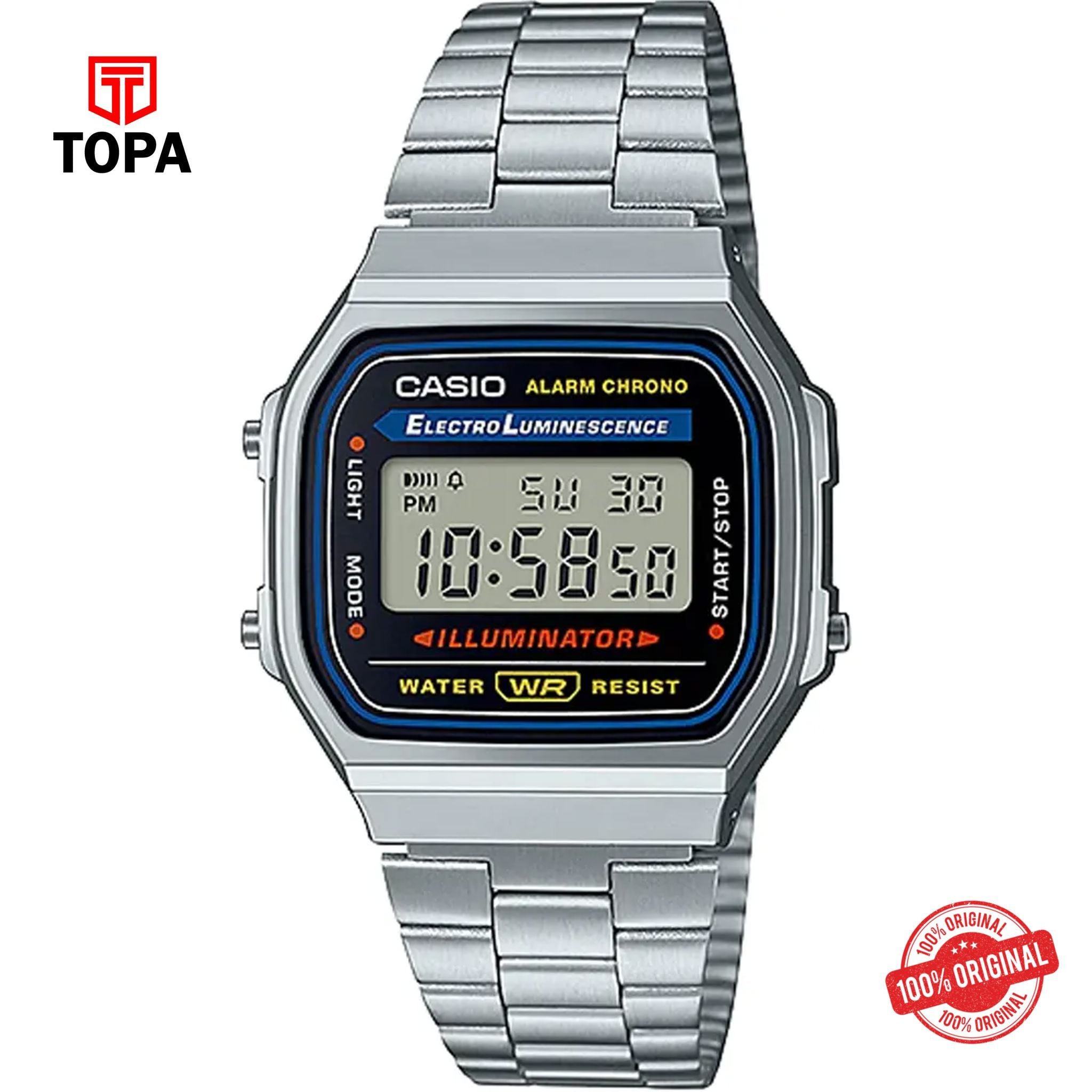 Topa Casio-A-168WA-1DF-Wrist-Watch-for-Men - Product Image 1